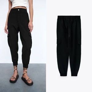 Zara pocket cargo pants